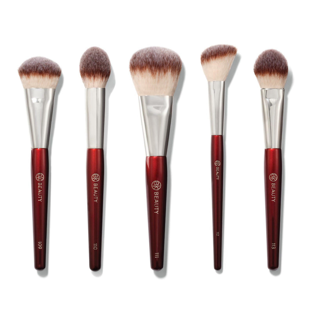 BK BEAUTY - CORE LINE EXTENSION FACE SET (5PC) - Professional Makeup Brush Set for Liquid, Cream & Powder | Premium Make
