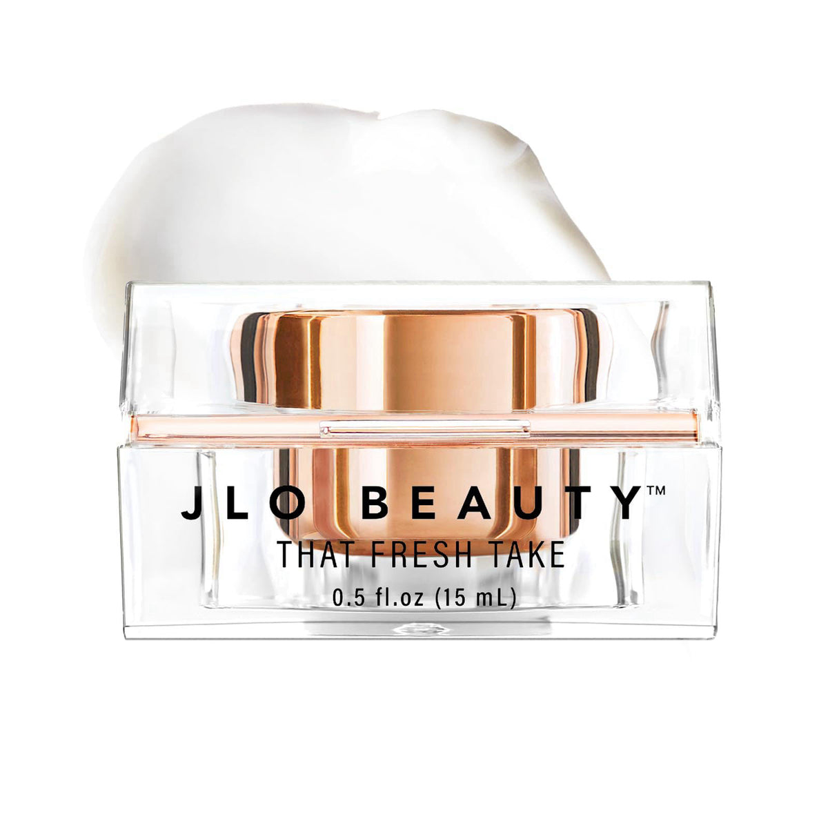 JLO BEAUTY That Fresh Take Under Eye Cream, Dark Circles, Puffiness, 0.5 Oz – back view and specifications