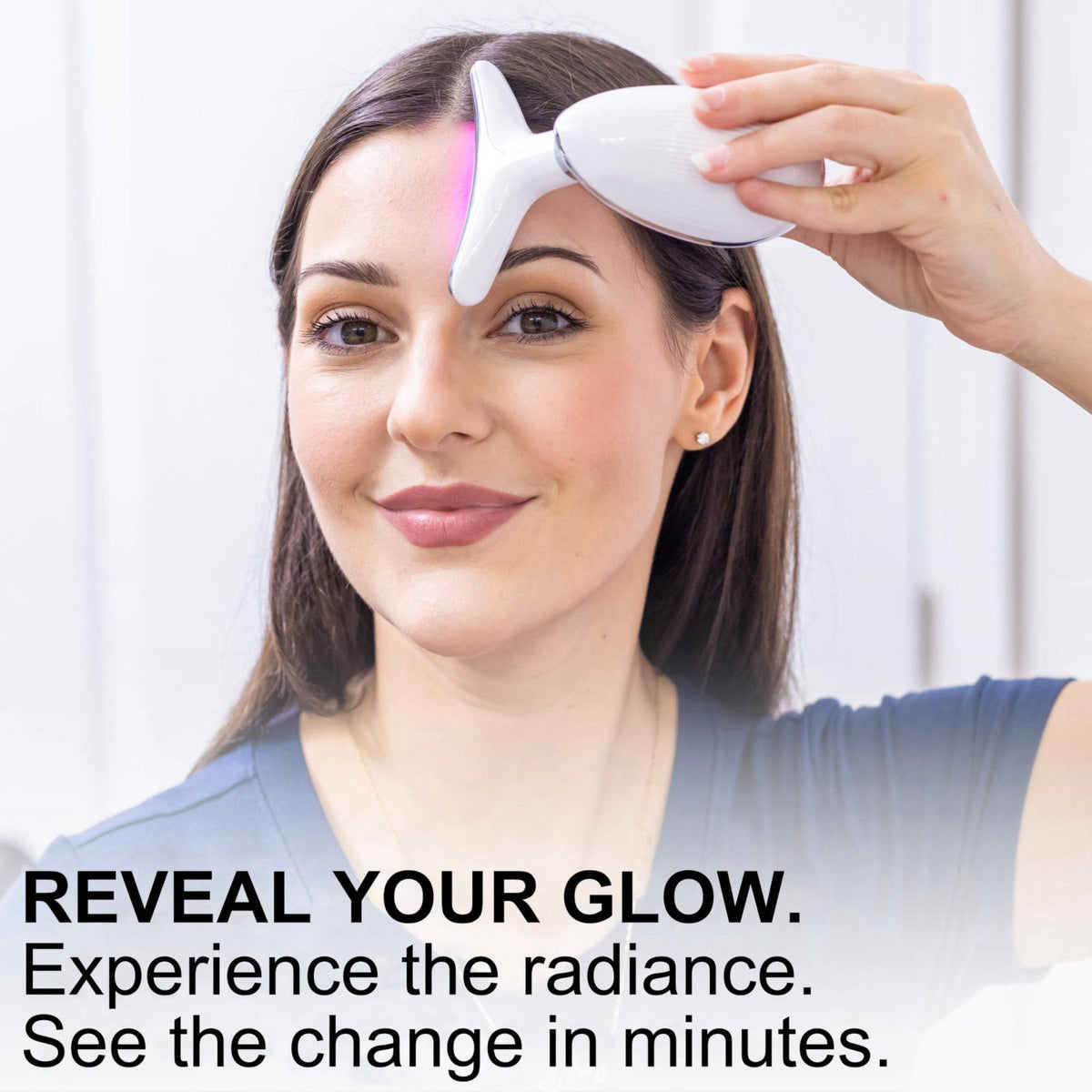 Ethereal Origins Red Light Device for Skin Care - Radiance and Beauty Enhancement for Your Daily Routine – back view and