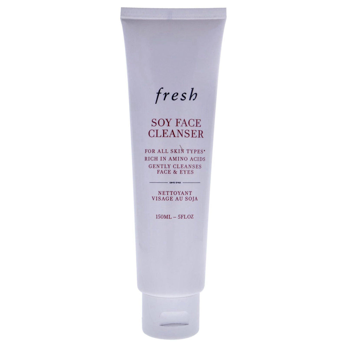 Fresh Cleanser, 150ml Soy Face Cleanser for Women – back view and specifications