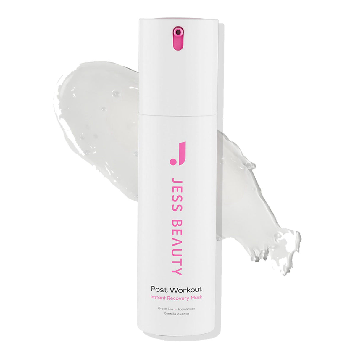 JESS BEAUTY | Post-Workout Gel Moisturizer | Deep Hydration Face Gel with Centella Asiatica, Niacinamide & Green Tea | S