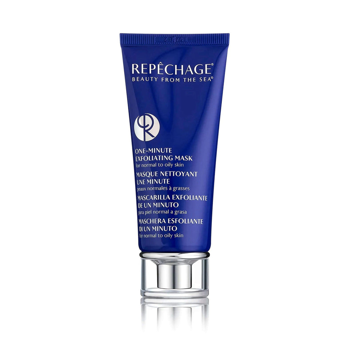 Repechage One‑Minute Exfoliating Face Mask — Gentle Facial Exfoliant for Normal to Oily Skin — with Lactic Acid & Rice B