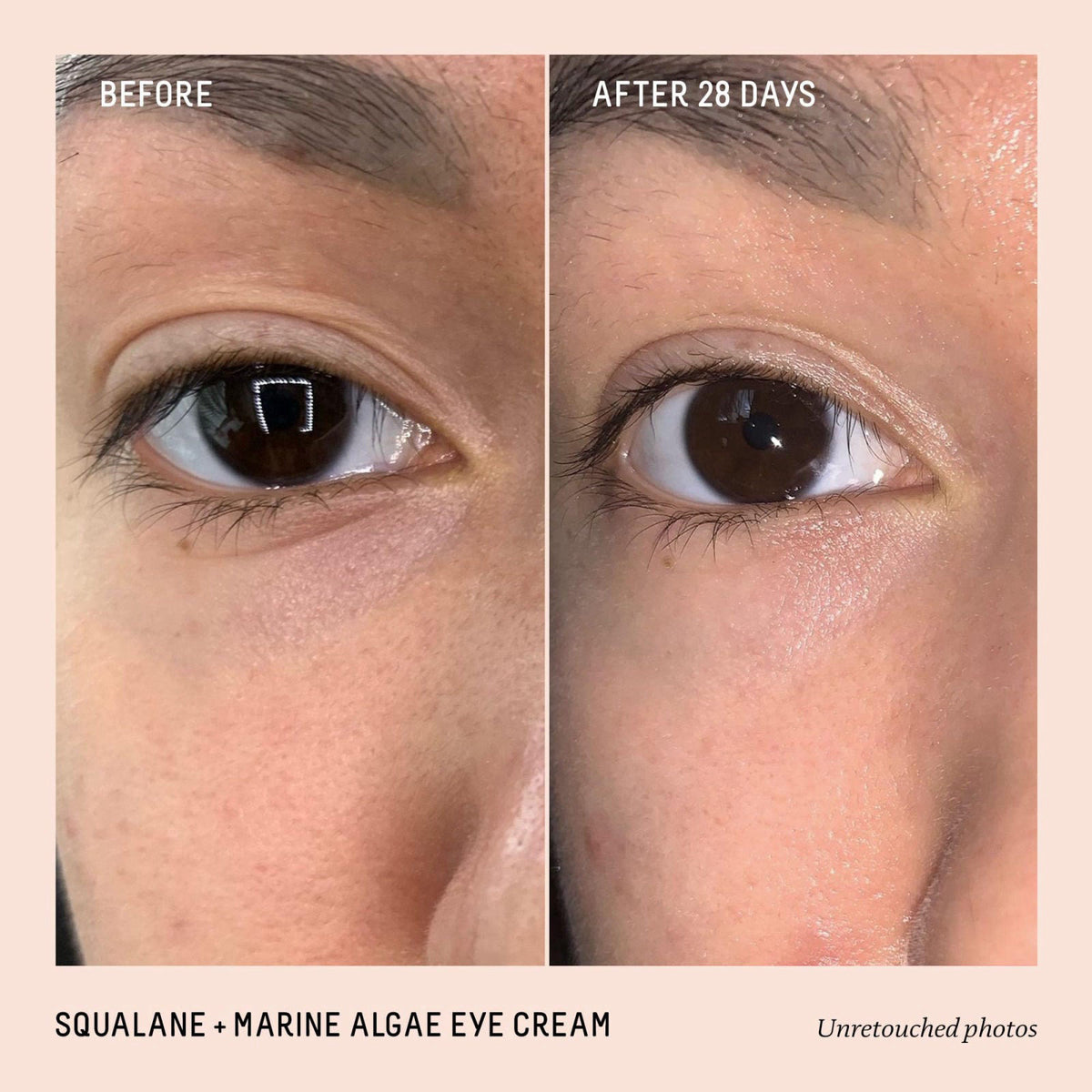BIOSSANCE Squalane & Marine Algae Eye Cream - Anti-Aging - 0.5 oz – close-up detail