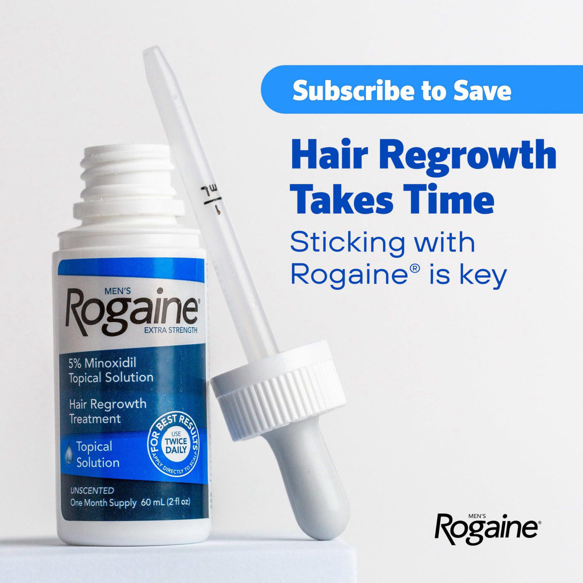 Rogaine – Hair Regrowth Treatments on display