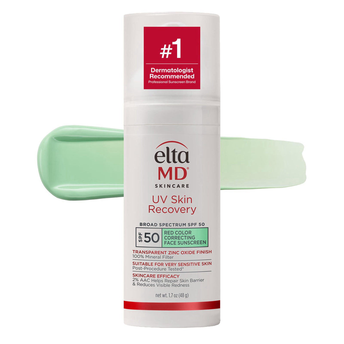 EltaMD UV Skin Recovery 100% Mineral Face Sunscreen, SPF 50 – product photo (Facial Sunscreens)