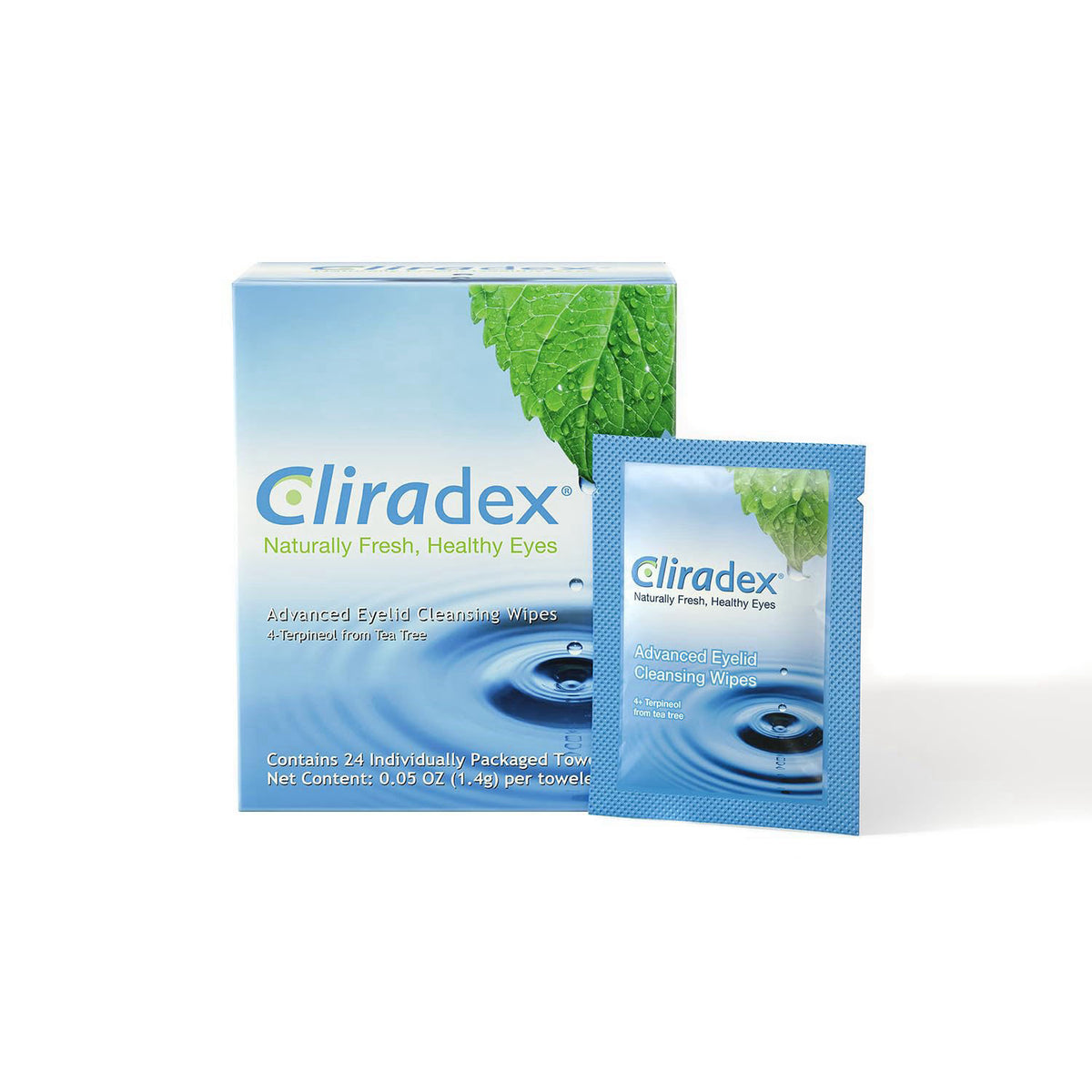 Cliradex Towelettes with Tea Tree Oil Extract, 24 Count – product photo (Cloths &amp; Towelettes)
