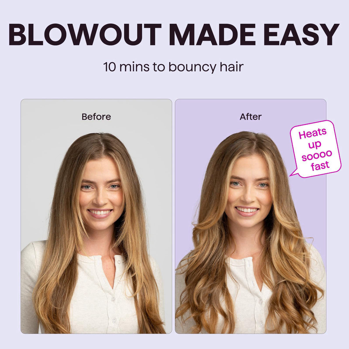 Wavytalk Thermal Brush Blowout Boost 1.5″ Heat Round Brush for Blowout Look – back view and specifications