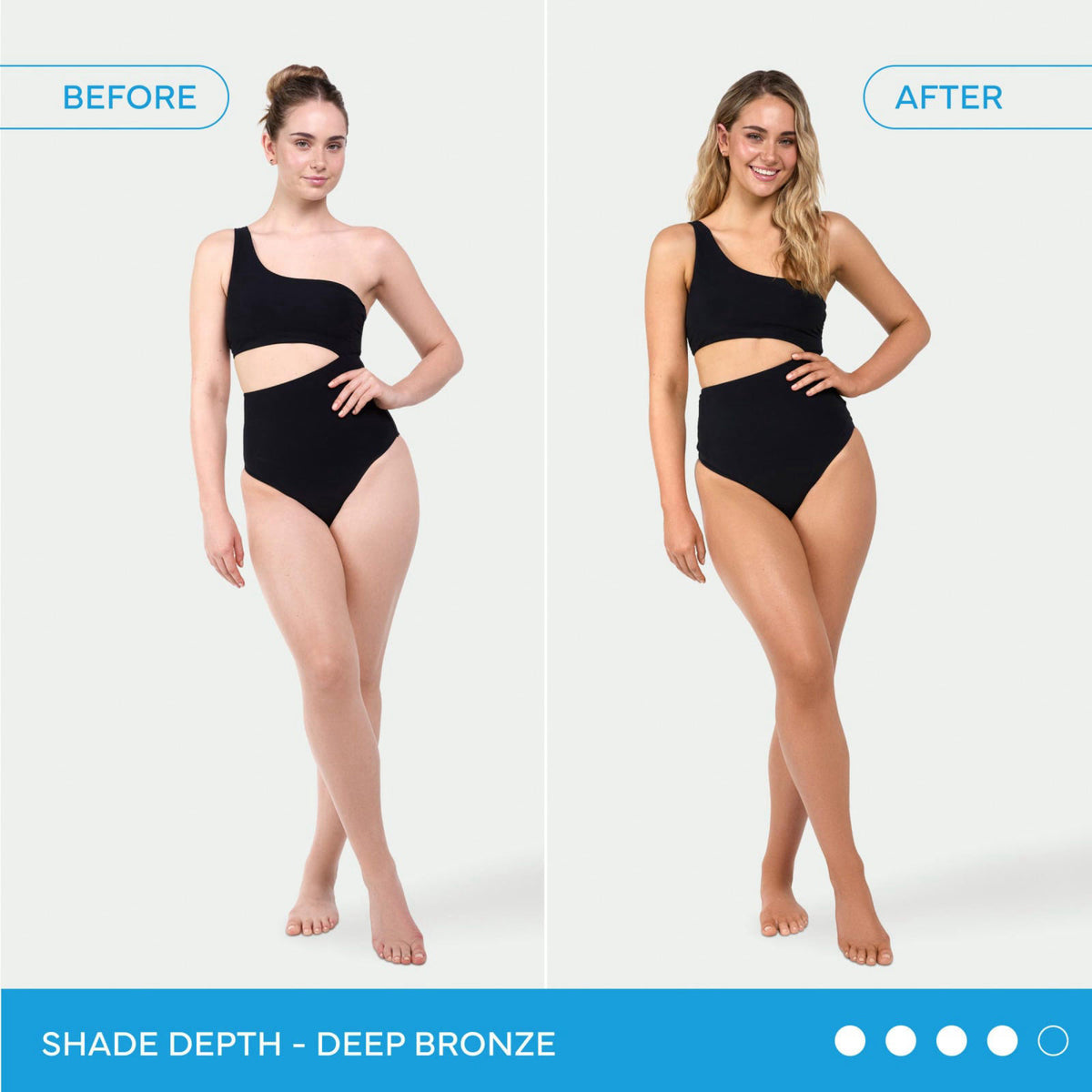 Bondi Sands Self Tanning Foam + Application Mitt – full view, size 2 Piece Set