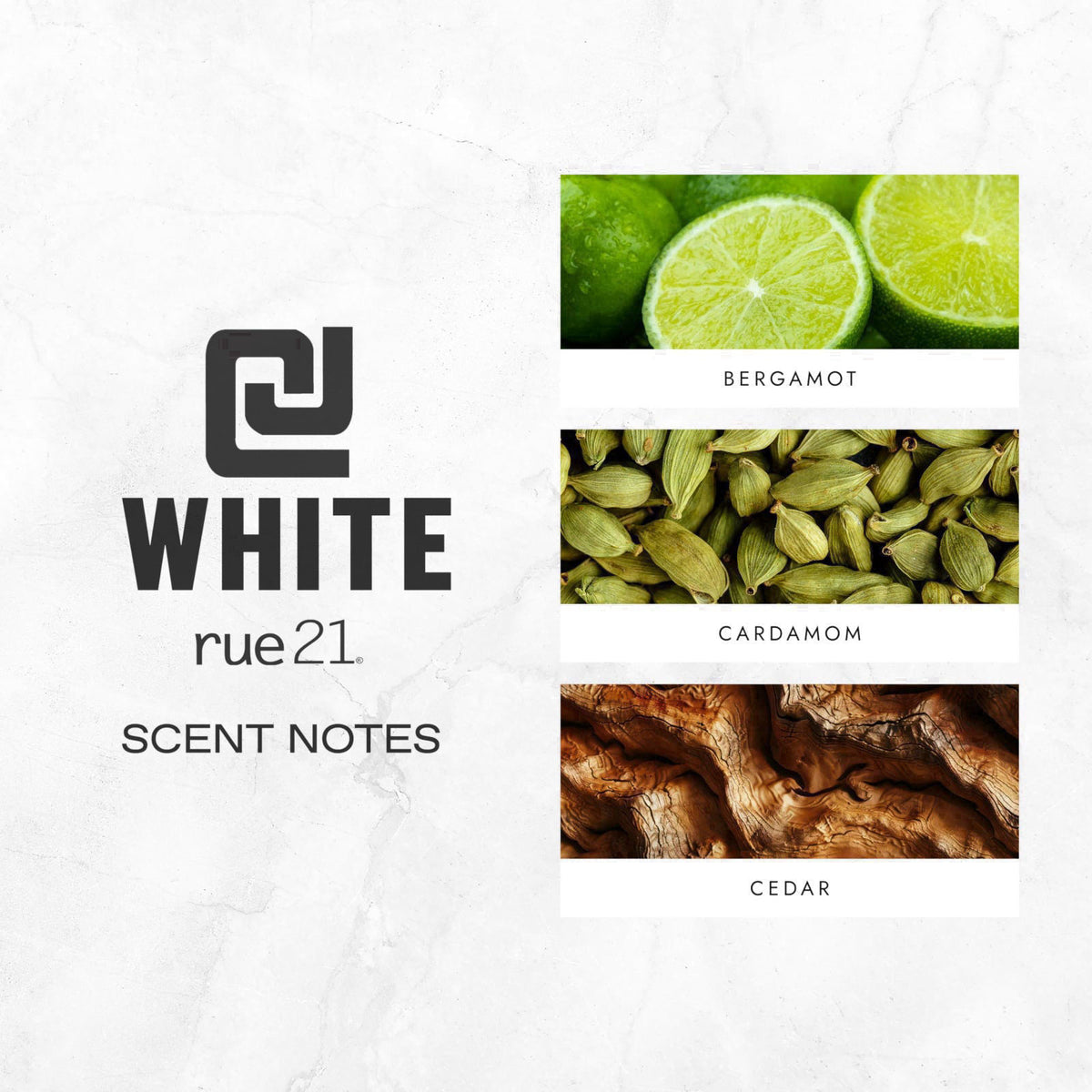 Rue 21 CJ White Men's Cologne Spray - 1.7 fl oz (50 ml) – full view
