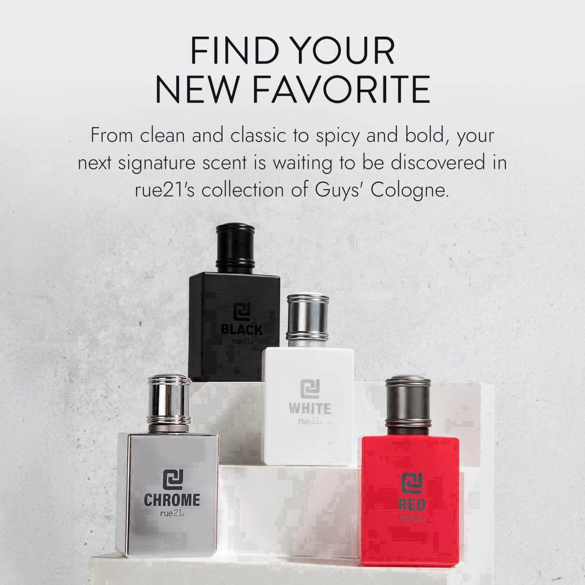 Rue 21 CJ White Men's Cologne Spray - 1.7 fl oz (50 ml) – alternate angle