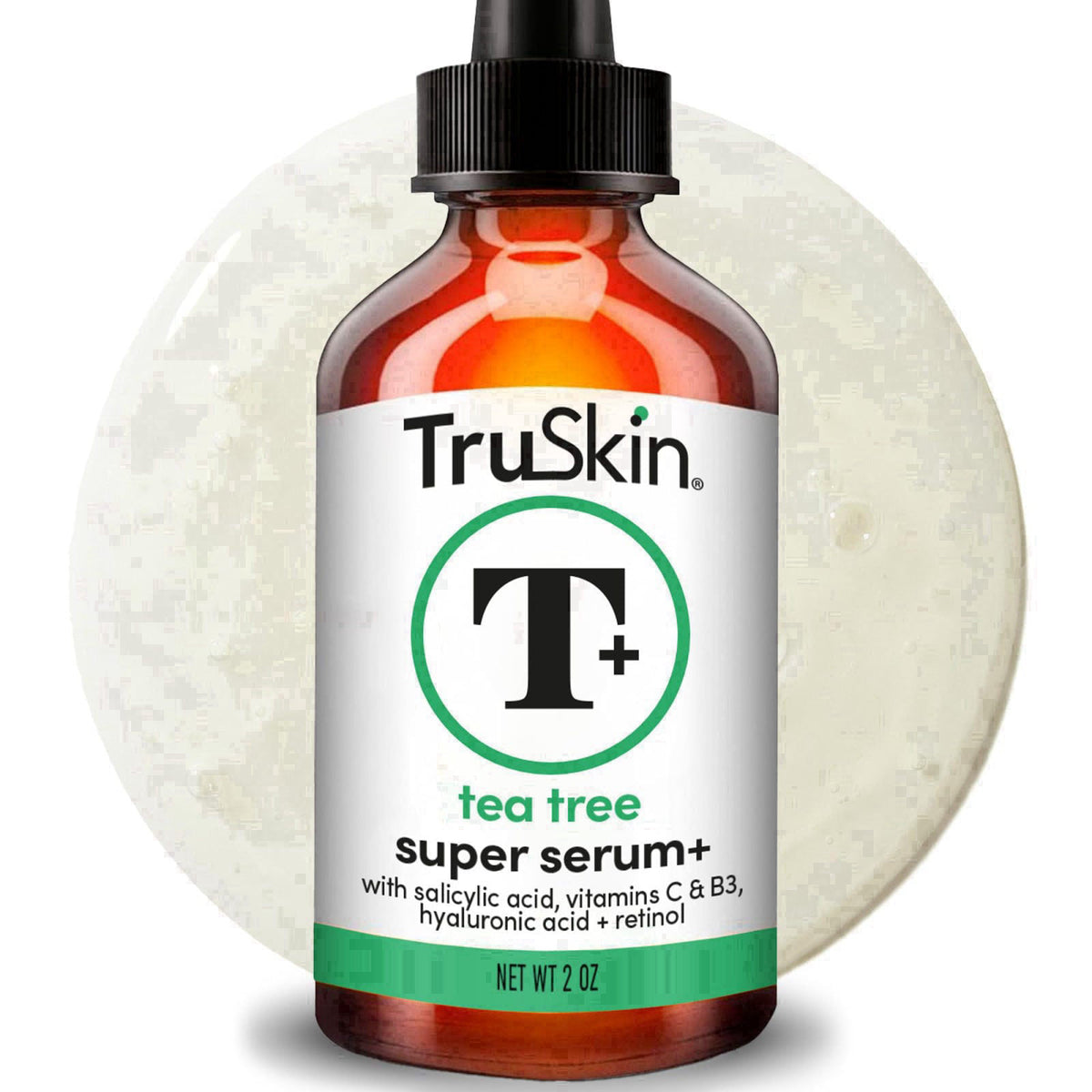 TruSkin Tea Tree Acne Serum with Salicylic Acid & Retinol, 2 fl oz – product photo (Serums)