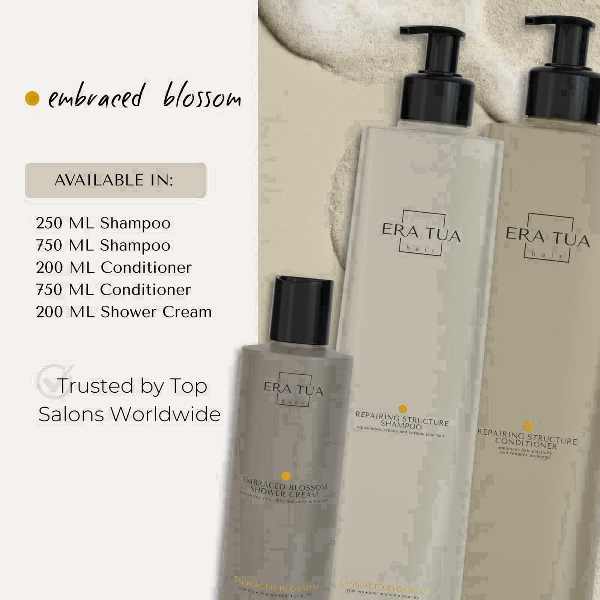 ERA TUA Embraced Blossom Shower Cream, 200 ml – alternate angle
