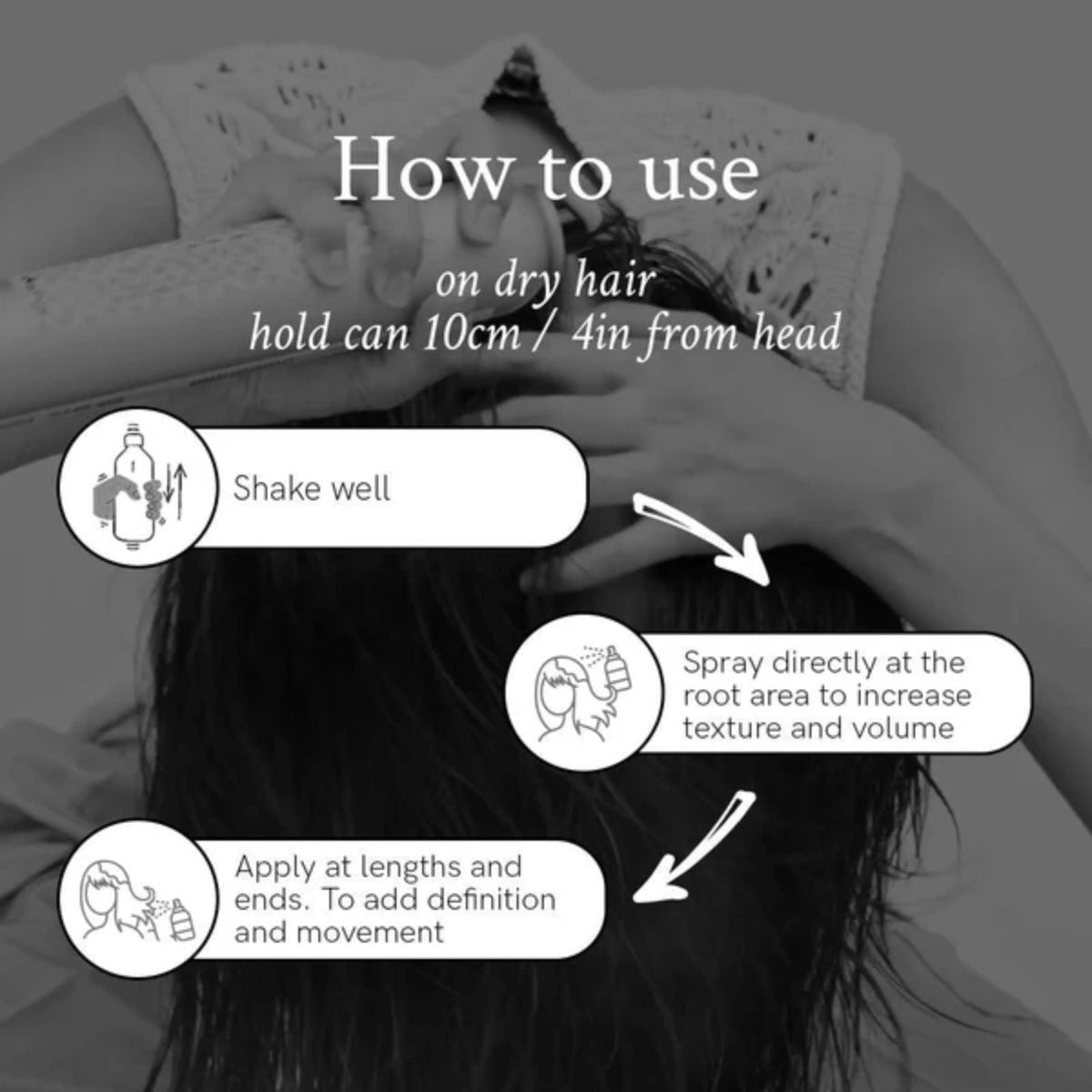 Davines This Is A Dry Wax Finishing Spray – back view and specifications
