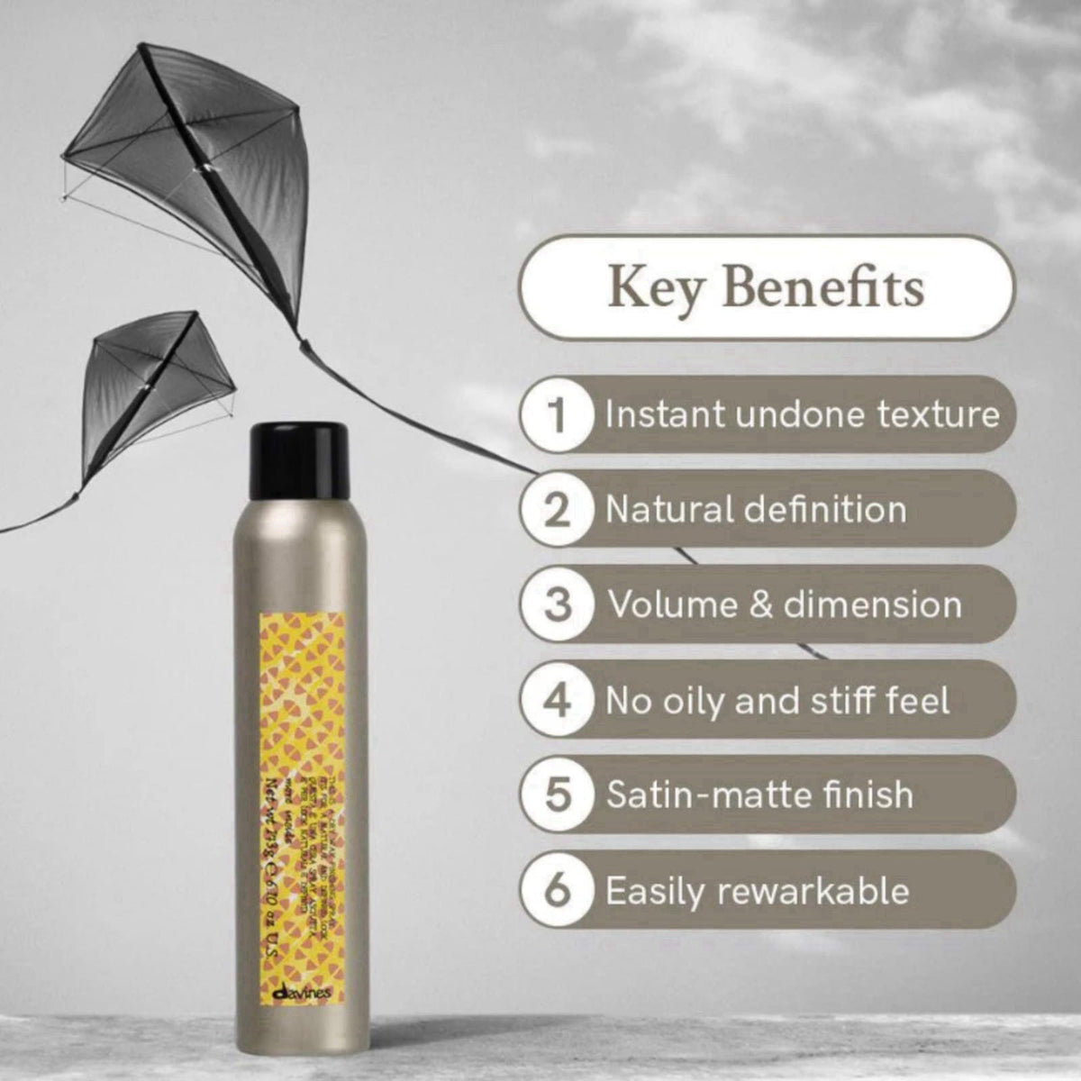 Davines This Is A Dry Wax Finishing Spray – alternate angle