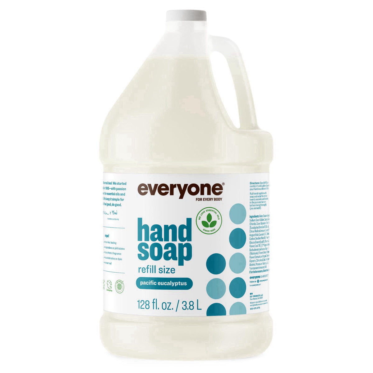everyone for every body Everyone Liquid Hand Soap Refill, Pacific Eucalyptus, 1 Gallon – product photo (Hand Wash)