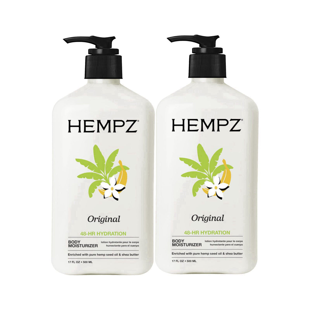 Hempz Original Moisturizing Body Lotion - 17 Fl Oz (2-Pack) – product photo (Lotions)