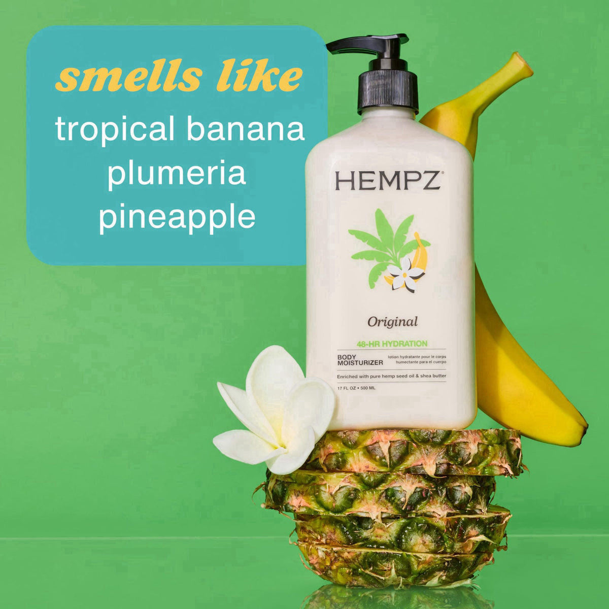 Hempz Original Moisturizing Body Lotion - 17 Fl Oz (2-Pack) – full view
