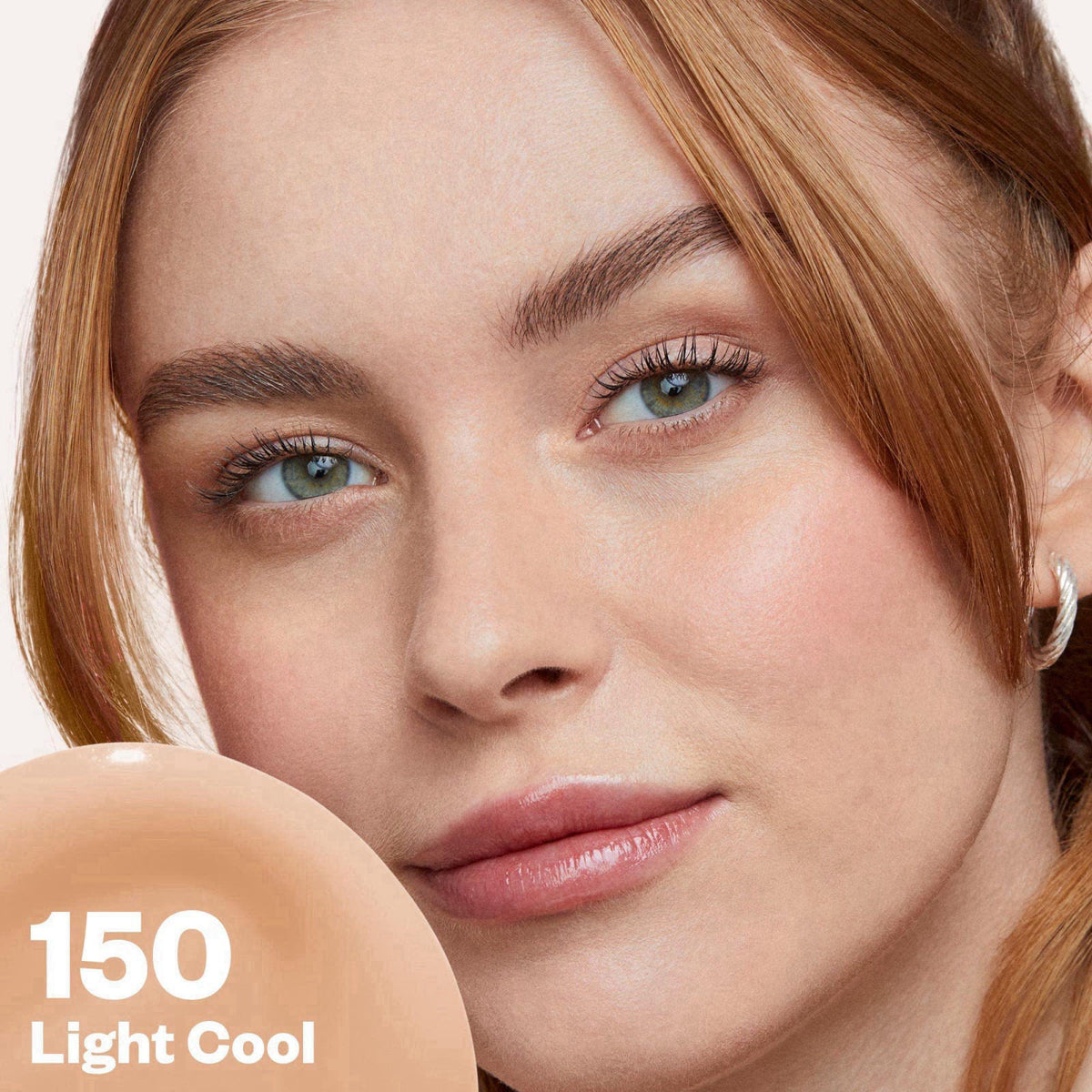 Kosas Revealer Liquid Foundation SPF 25 with Buildable Coverage, 150 – close-up detail in Light Cool 150