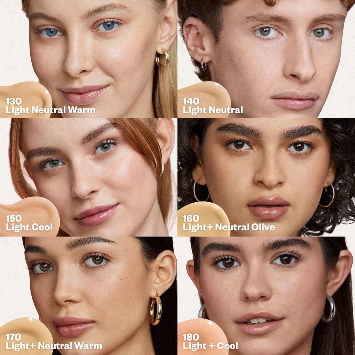 Kosas Revealer Liquid Foundation SPF 25 with Buildable Coverage, 150 – back view and specifications