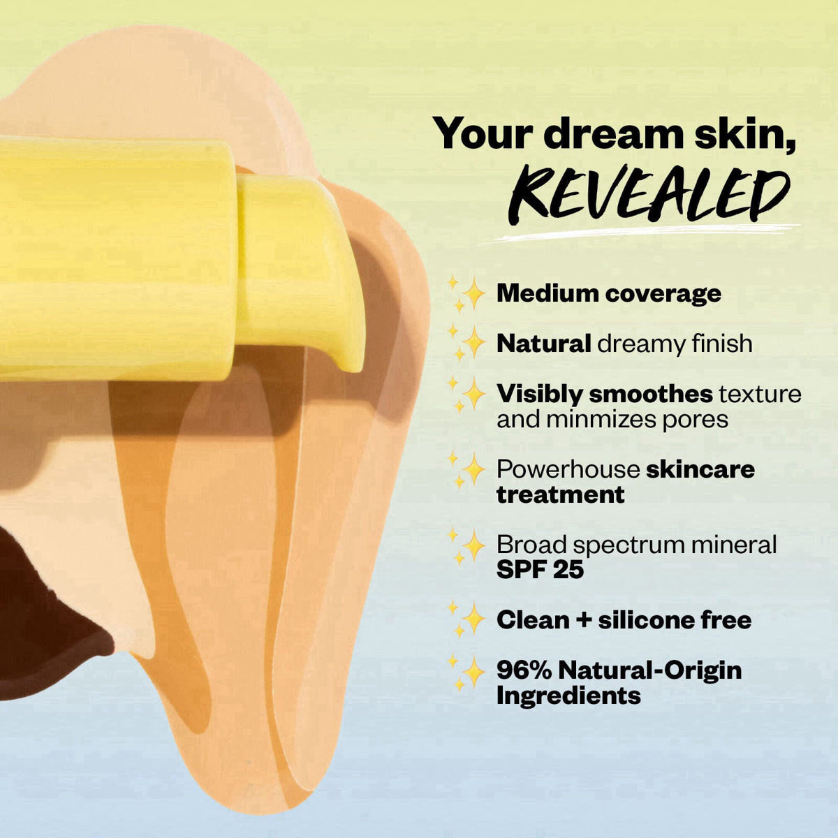 Kosas Revealer Liquid Foundation SPF 25 with Buildable Coverage, 380 – alternate angle
