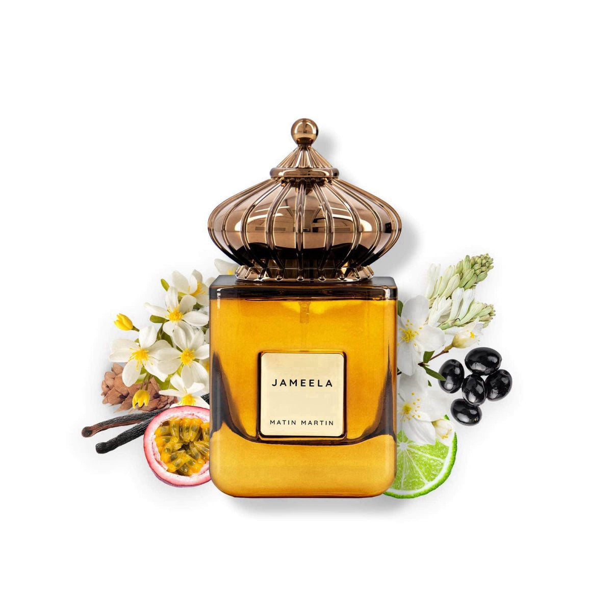 Matin Martin Jameela - Luxury Arabian Perfume for Women - Floral Fragrance with Notes of Vanilla, Bergamot, Jasmine, Ced