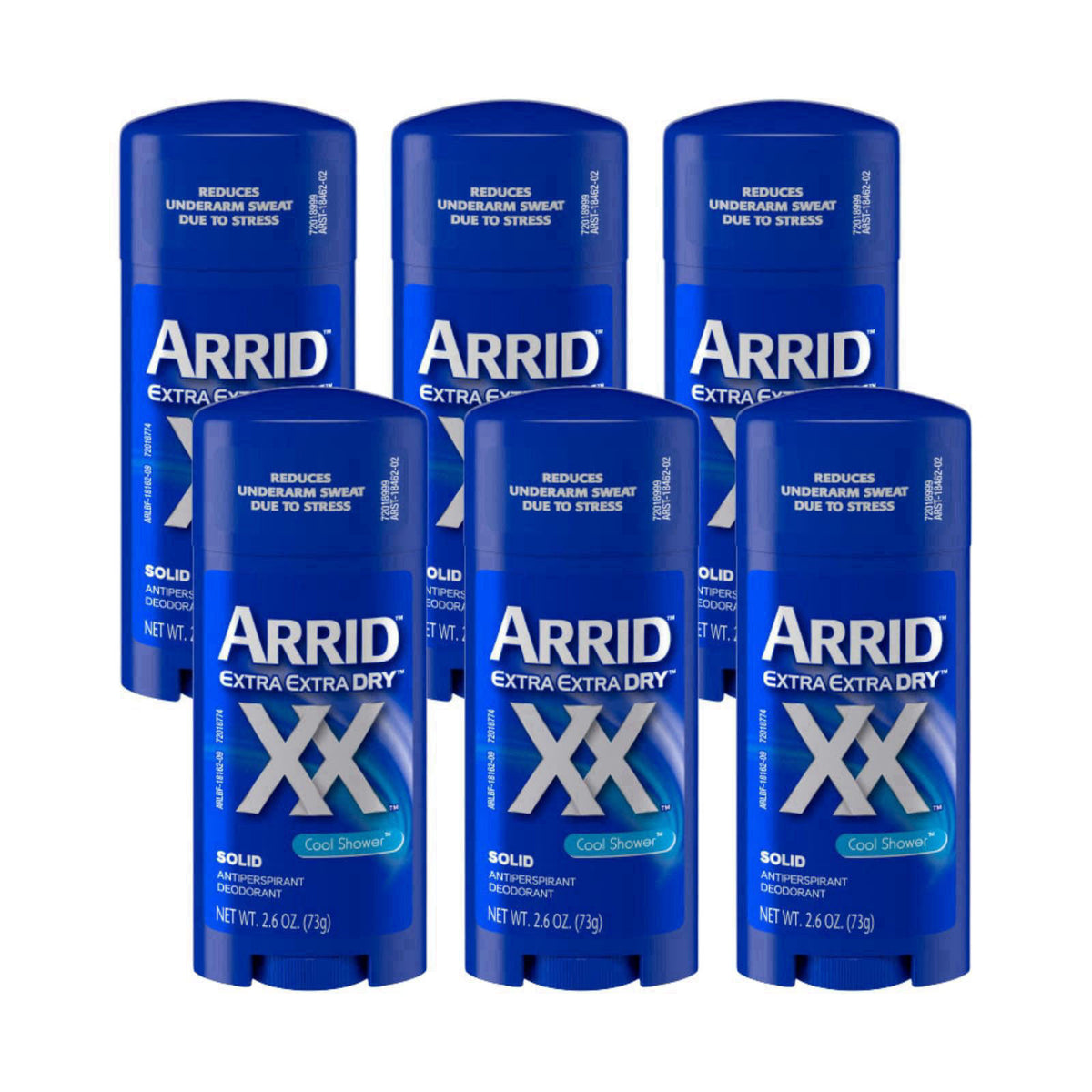 Arrid XX Extra Extra Dry Solid Antiperspirant Deodorant, Regular, 2.6 Oz (Pack of 6) – close-up detail