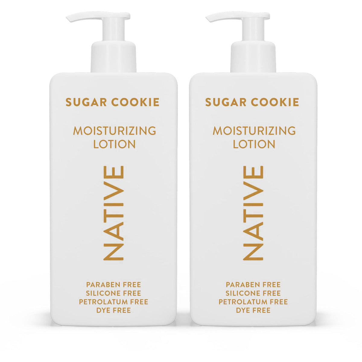 Native Body Lotion with Naturally Derived Ingredients - Sugar Cookie - Silicone, Paraben, & Dye Free Leaving Skin Soft a