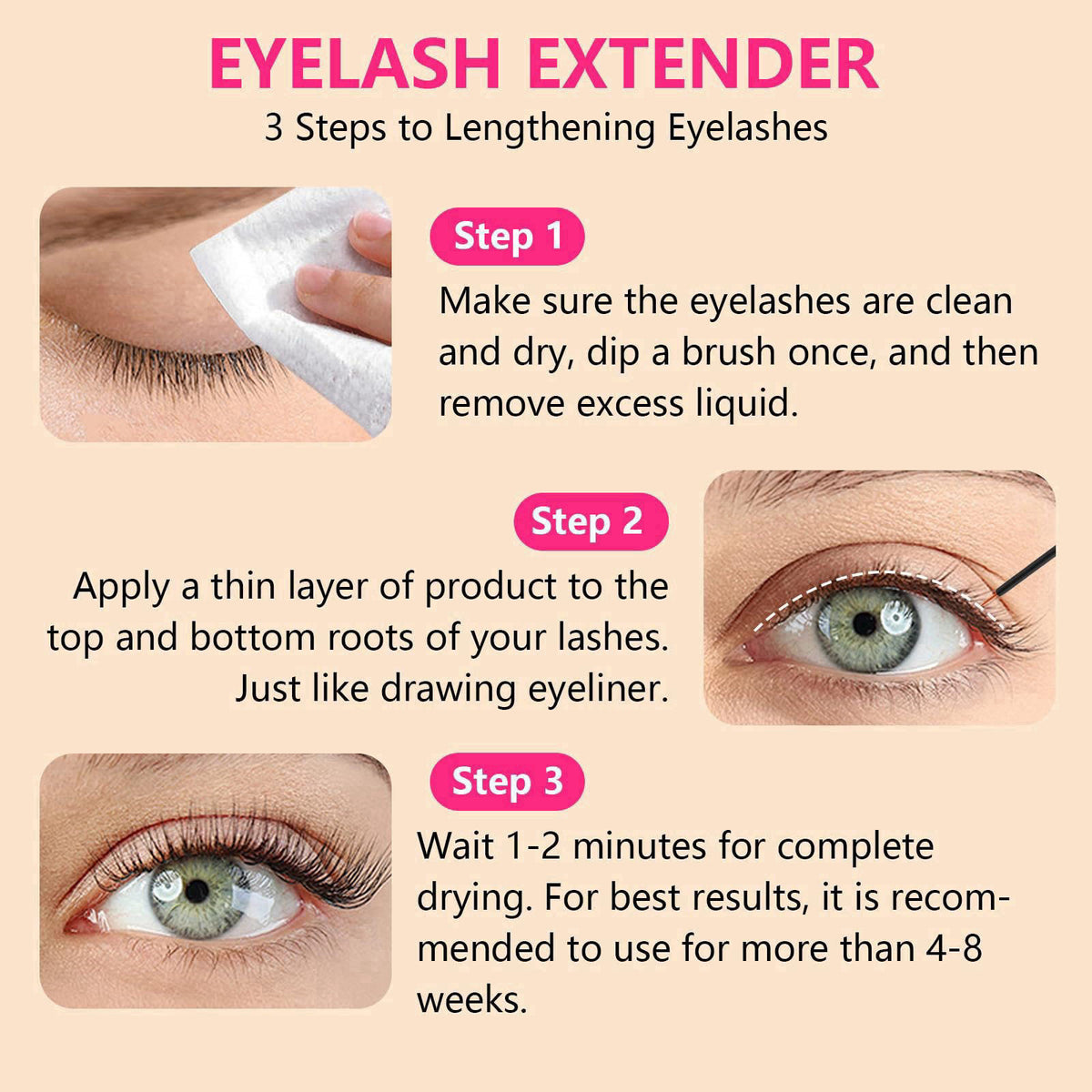MAVENI Lash Enhancing Serum, Women's Advanced Cosmetics, Eyelash Growth Serum, Promote Longer, Fuller, and Denser Eyelas