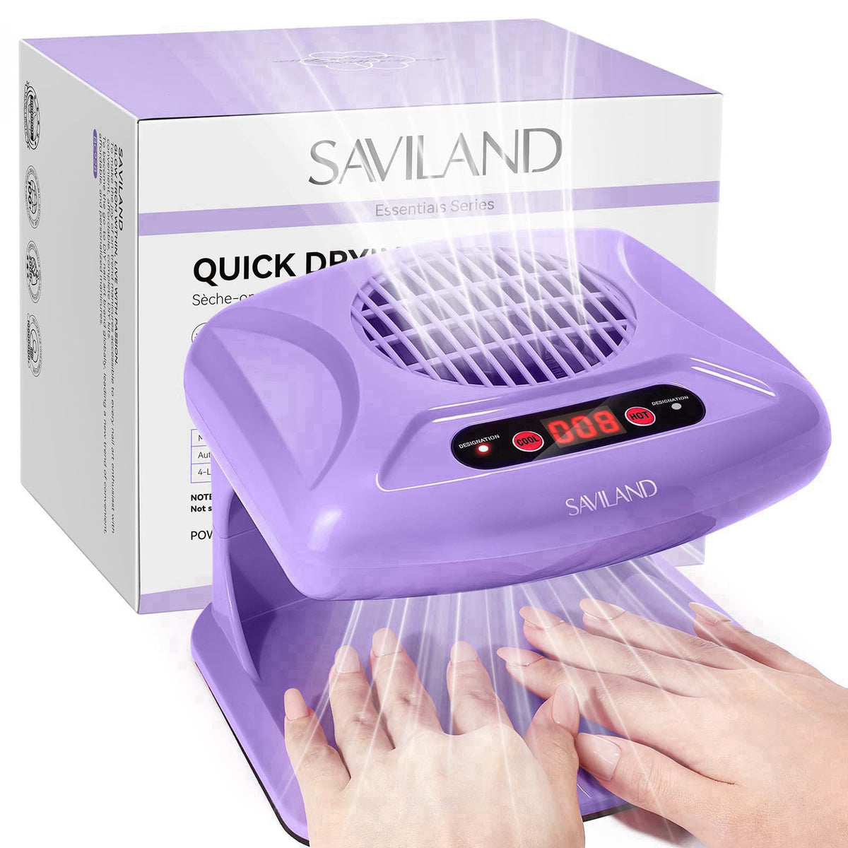 SAVILAND 300W Automatic Sensor Nail Dryer for Regular Polish and Acrylic – product photo (Nail Dryers)