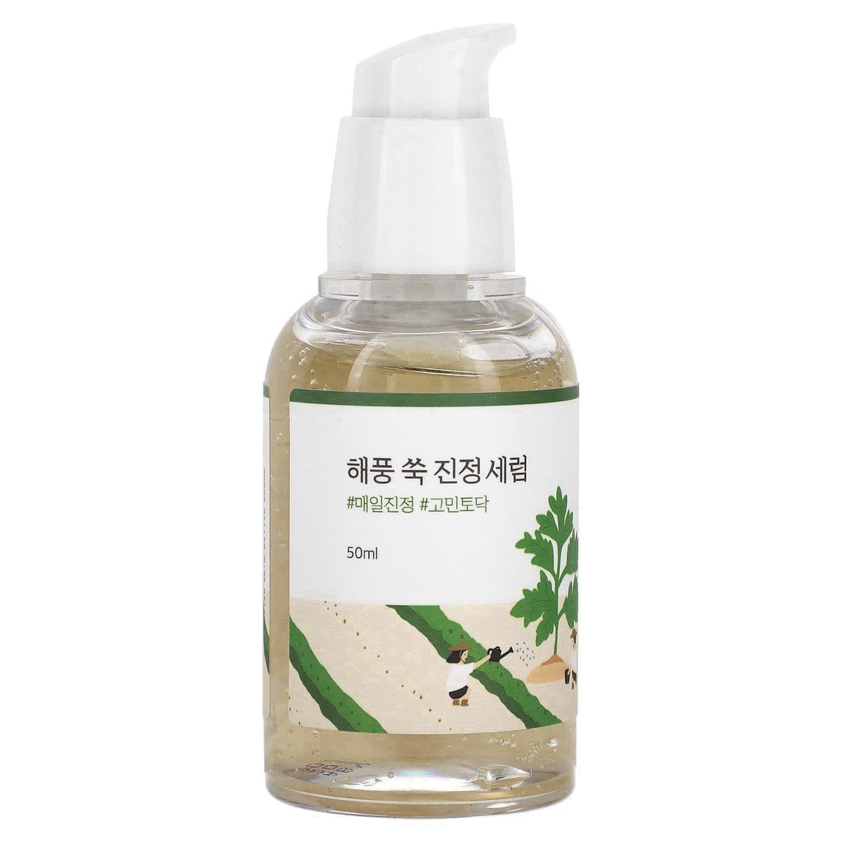 ROUND LAB Mugwort Calming Serum | Soothing, Refreshing, Mugwort Extract Serum, Formulated with 4-CICA, Relieving redness