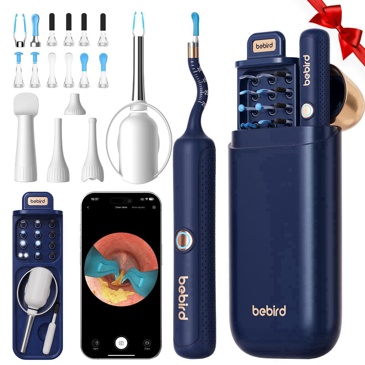 Bebird R37R Ear Wax Removal Tool Camera, Flexible Scope and Visual Tweezers – product photo (Earwax Removal)