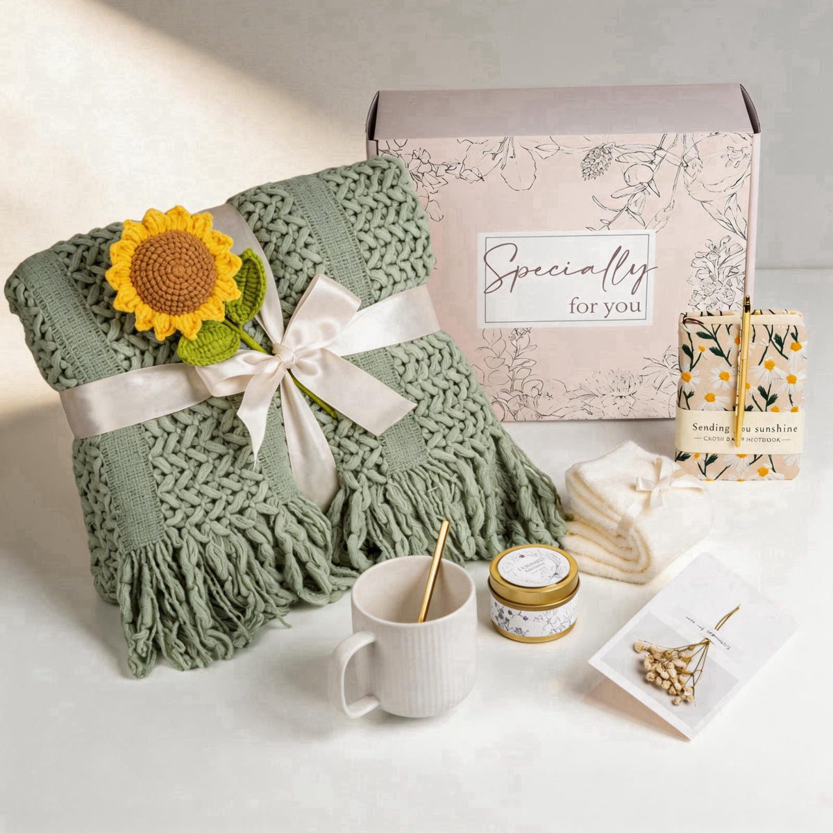 Anforsun Birthday Gifts for Women, Self Care Gift Baskets Care Package, Thank You, Get Well, Sympathy Inspirational Frie