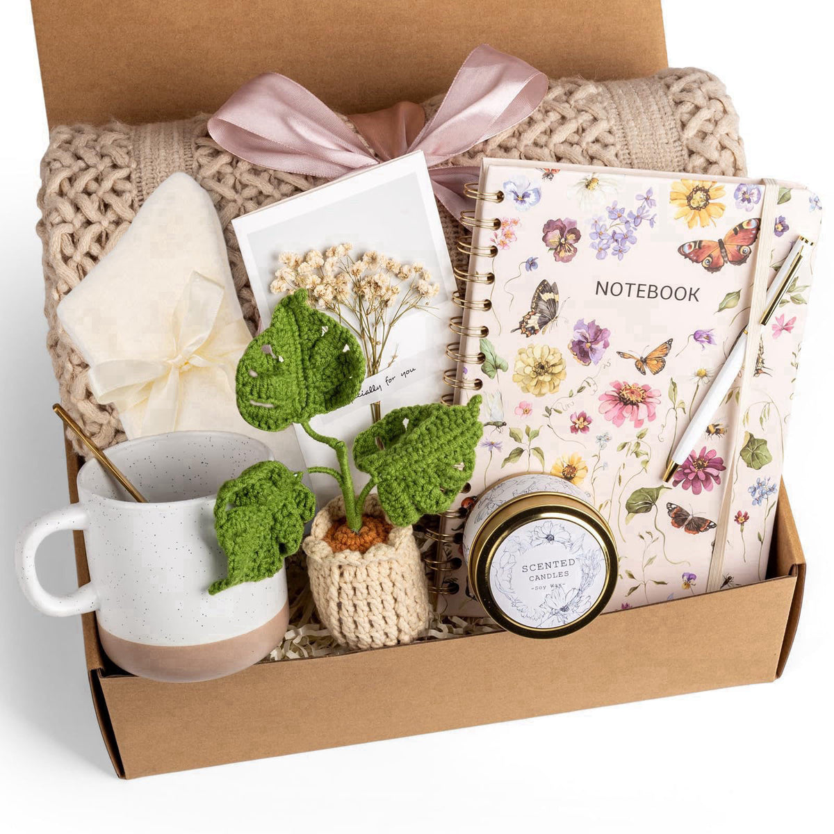 Anforsun Birthday Gifts for Women, Self Care Gift Baskets Care Package, Thank You, Get Well, Sympathy Inspirational Frie
