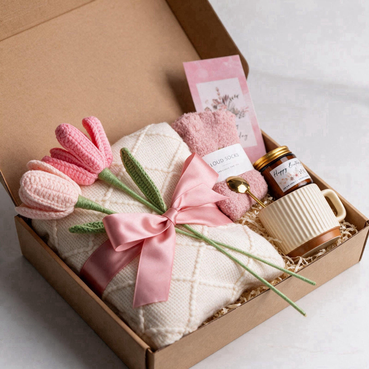 Anforsun Birthday Gifts for Women, Self Care Gift Baskets Care Package, Thank You, Get Well, Sympathy Inspirational Frie