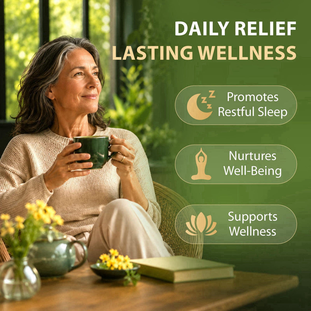 HiRelief Total Relief Magnesium Cream - Topical Lotion for Muscles & Joints, 3.5 oz – full view
