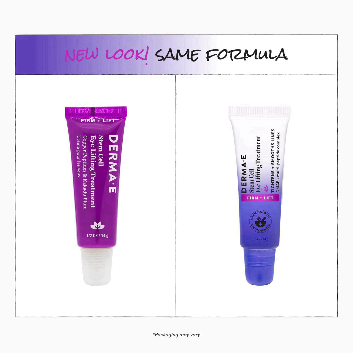 DERMA E Stem Cell Lifting Eye Cream, Firming & Tightening, 0.5 oz – full view