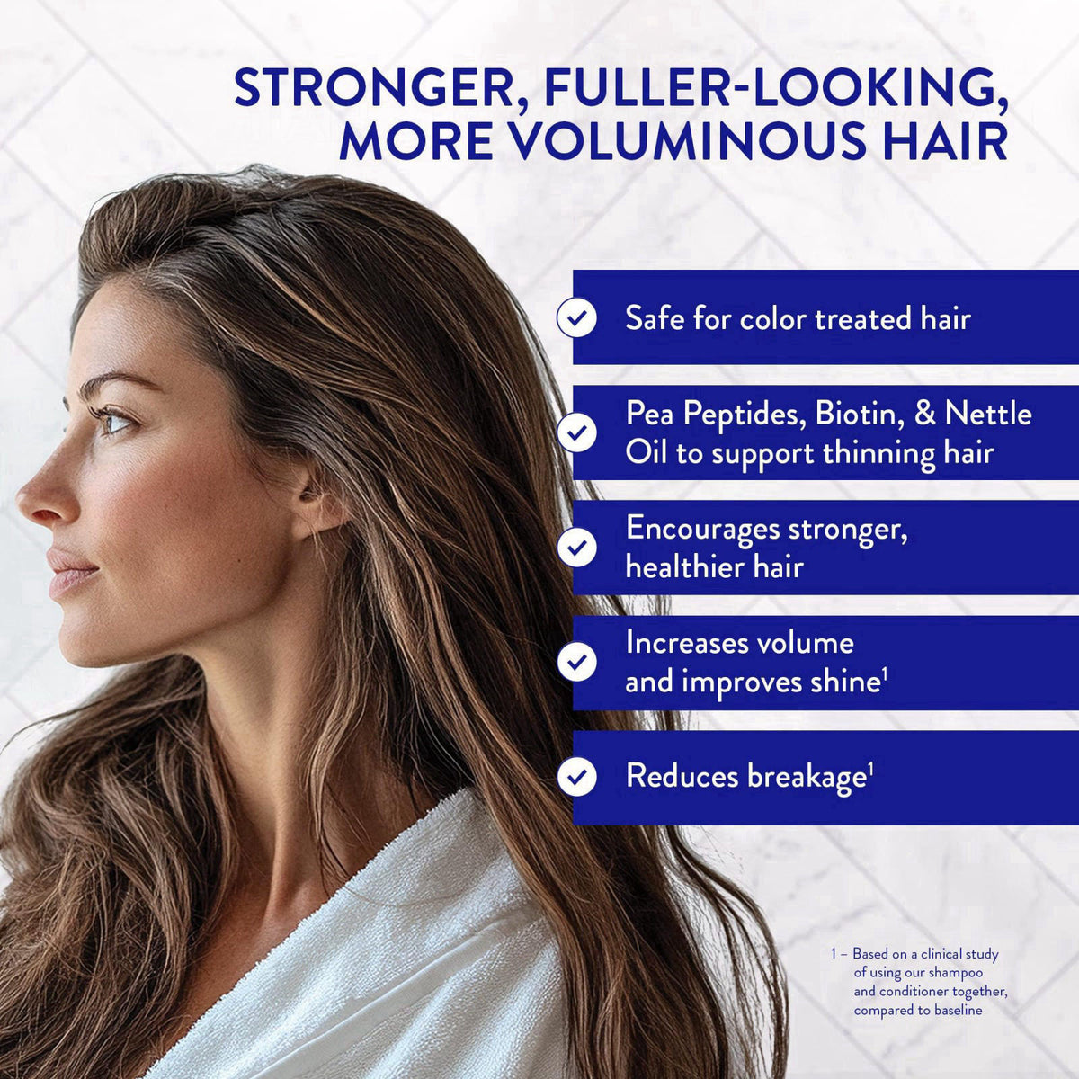 Routine Wellness Anti-Thinning Shampoo & Conditioner - Rose Hips – packaging and label