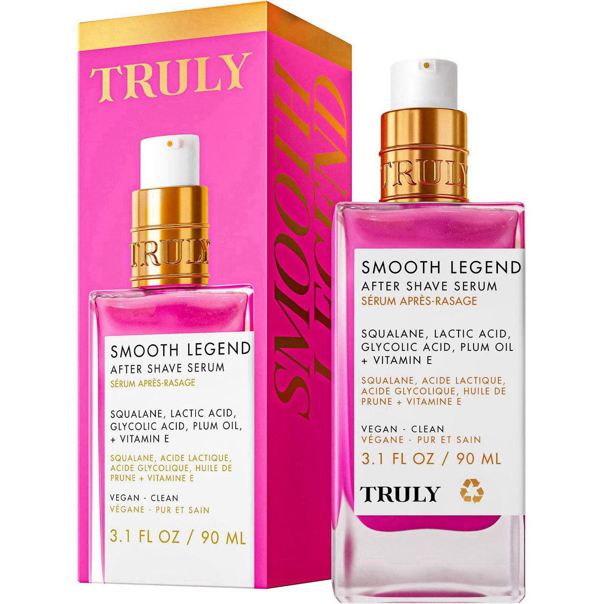 Truly Beauty Luxury After Shave Serum | Soothing & Hydrating Post Shave Treatment to Prevent Ingrown Hair For Smooth, Ir