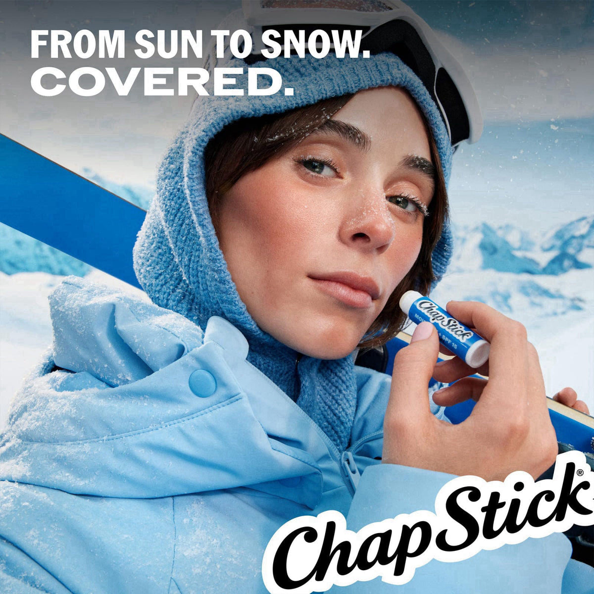 ChapStick Moisture + SPF 15 Bulk Lip Balm Sunscreen 12-Pack, 0.15 Oz Ea – alternate angle