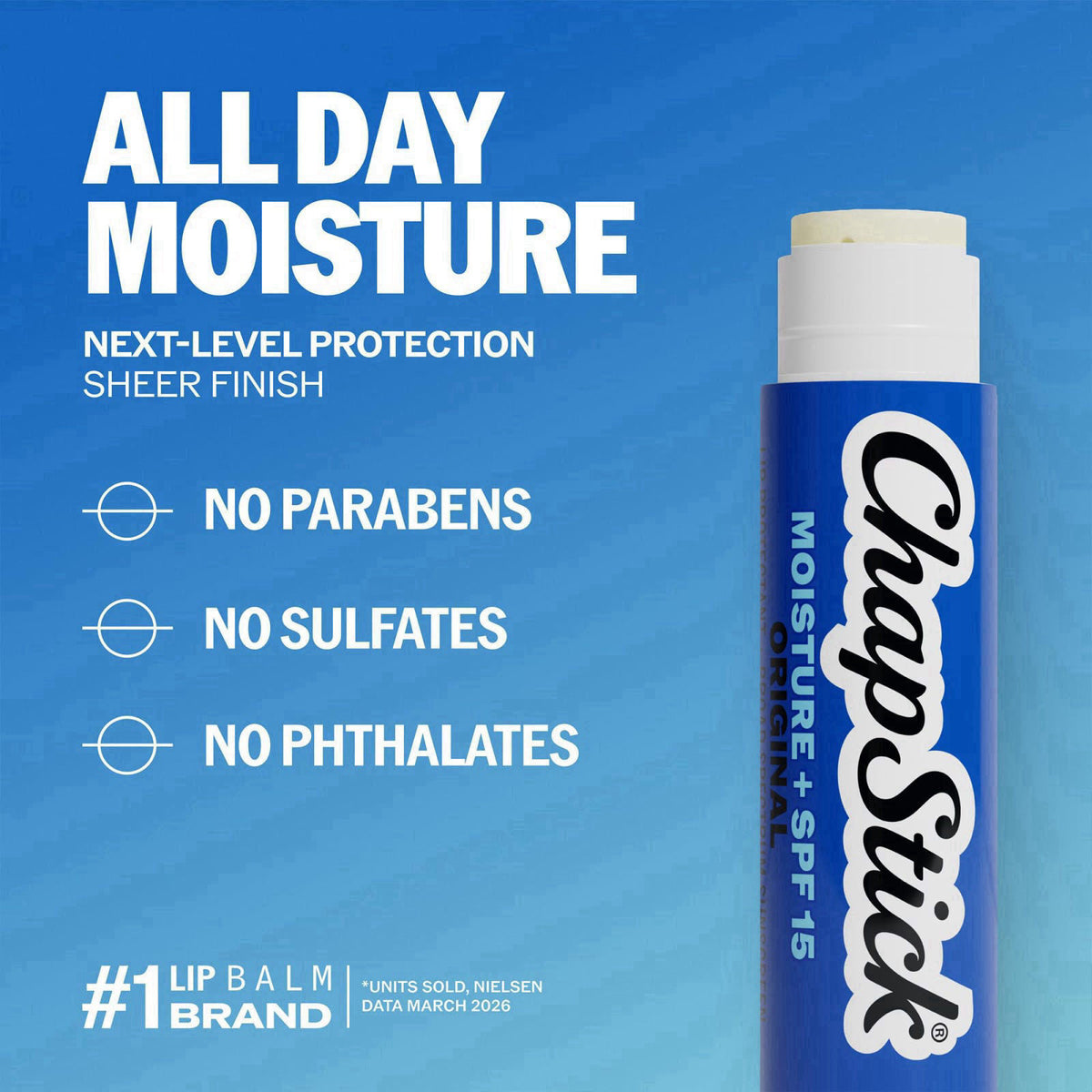 ChapStick – Balms &amp; Moisturizers on display