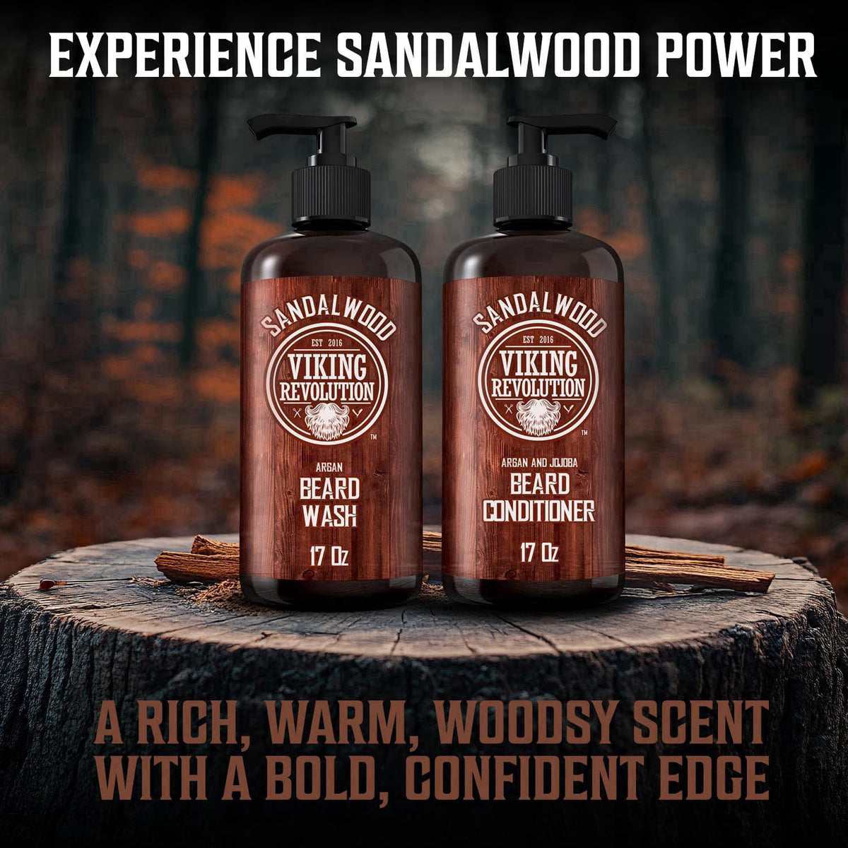 Viking Revolution – Beard Conditioners &amp; Oils on display