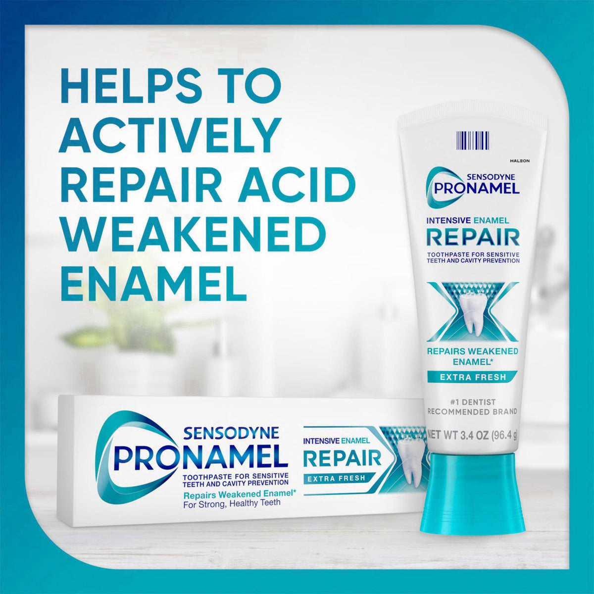 Sensodyne Pronamel Intensive Enamel Repair Extra Fresh Toothpaste,3.4 Oz x4 – close-up detail