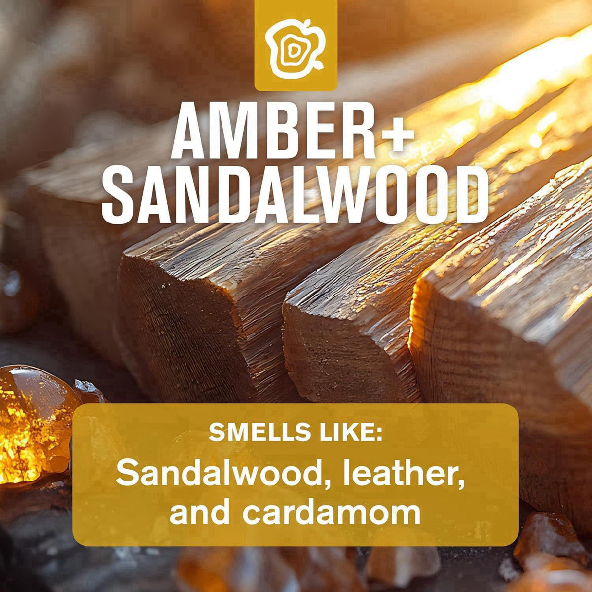 Every Man Jack Bath and Body Shower Gift Set for Men, Amber Sandalwood – full view