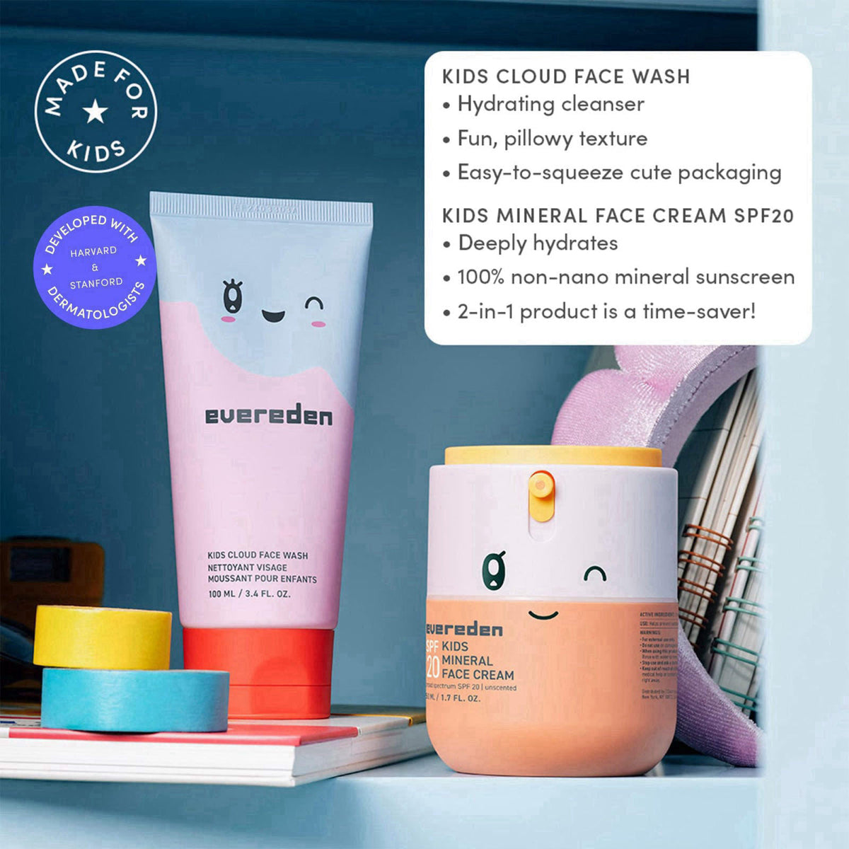 Evereden – Facial Kits on display