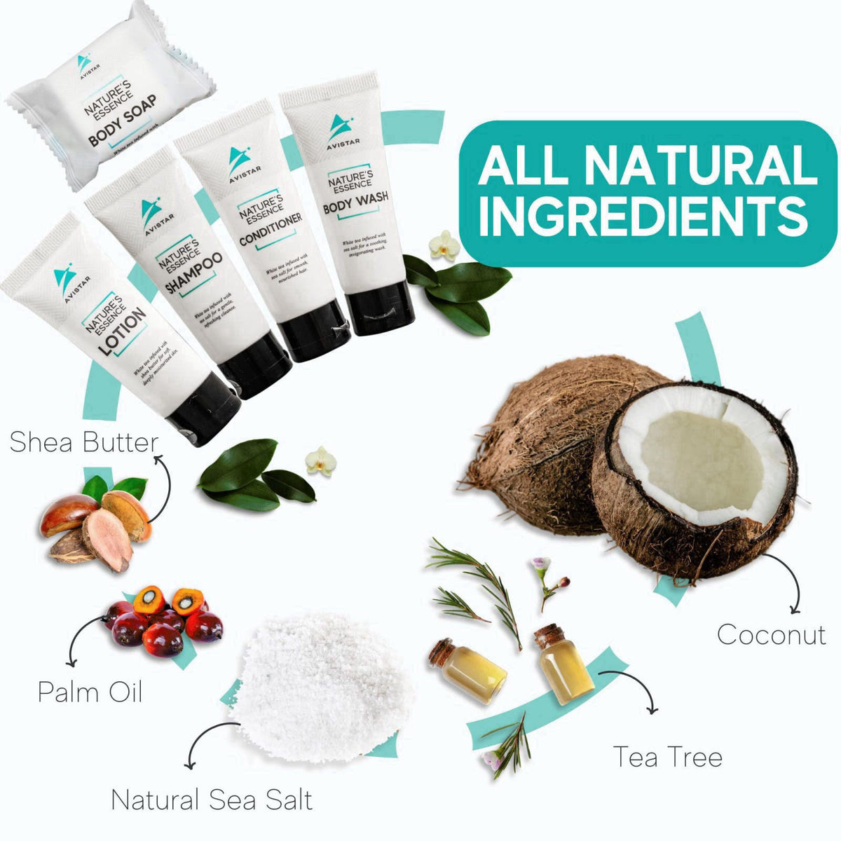 Avistar – Shampoo &amp; Conditioner Sets on display