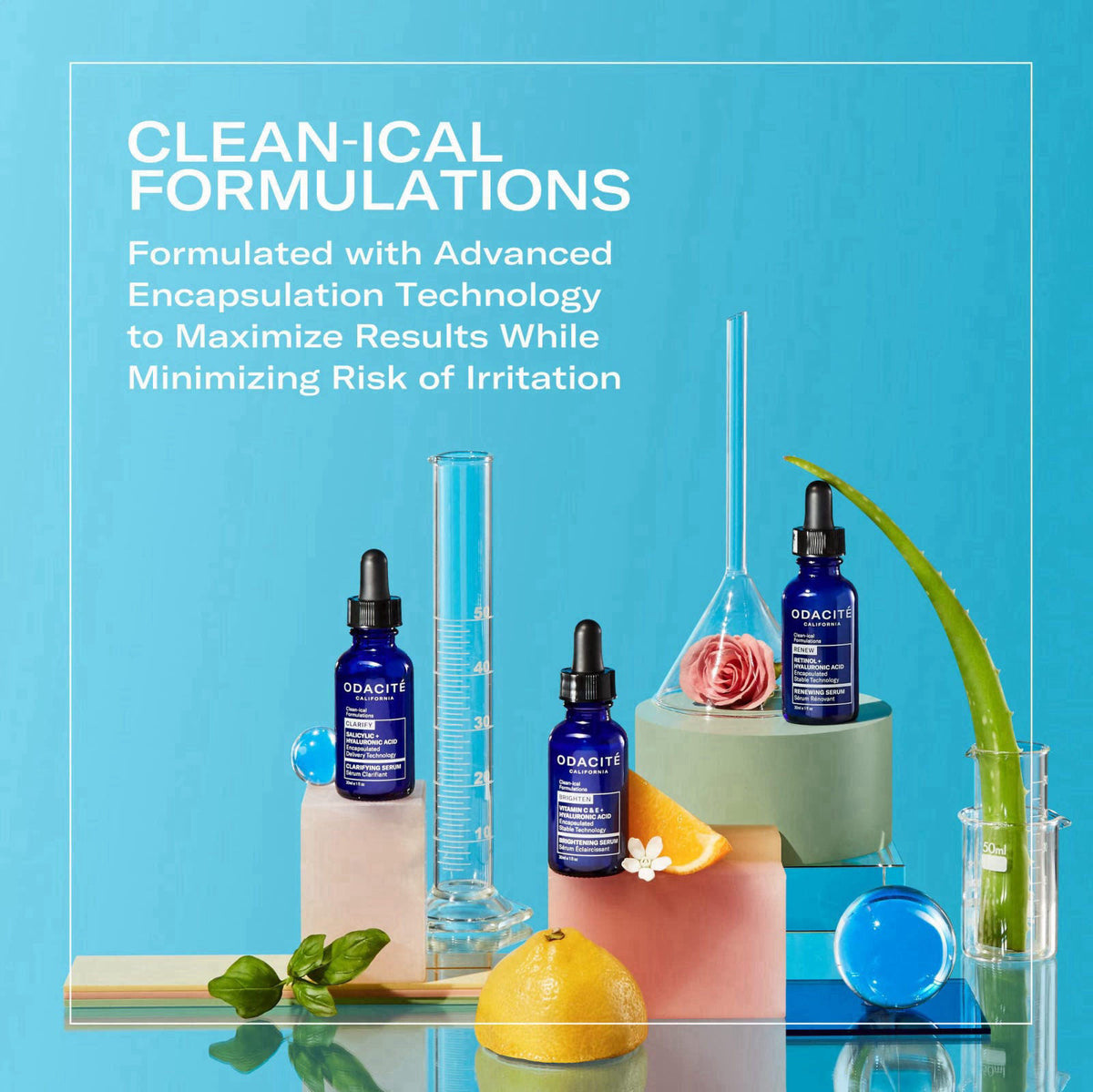 Odacite Brightening Vitamin C & Hyaluronic Facial Serum - Anti-Aging Facial Serum Targets Loss of Firmness & Dark Spots 