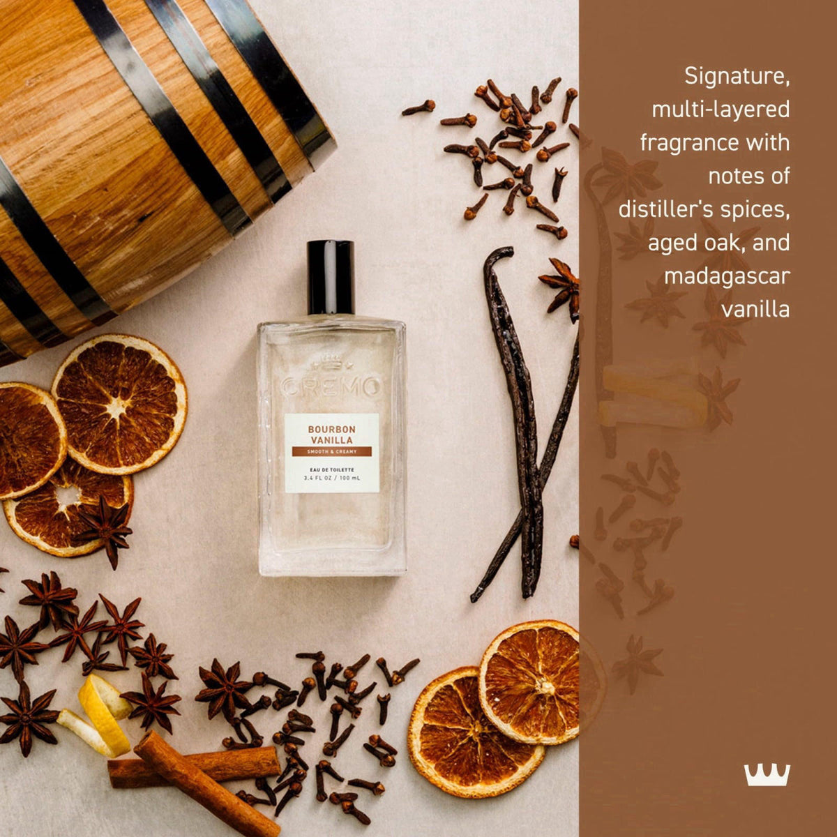 BUYBUZZ Cologne For Men, Bourbon Vanilla, 3.4 Oz, Long-Lasting Scent That Doesn’t Overpower, Distinctive Blend Of Distil