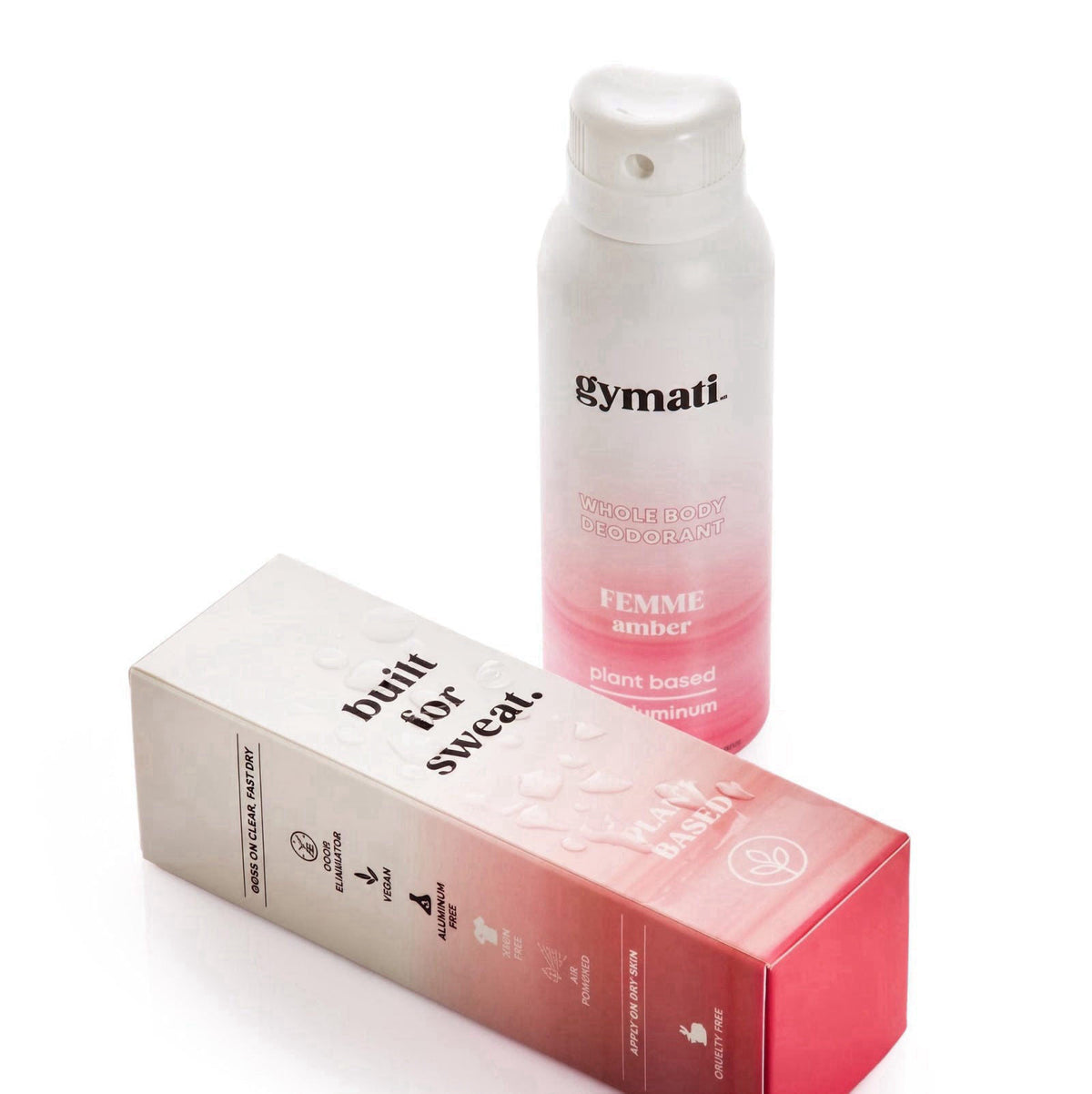 Gymati Natural Deodorant Body Spray – Aluminum-Free, Plant-Based Blend with Aloe & Zinc, Long-Lasting Odor Protection, L