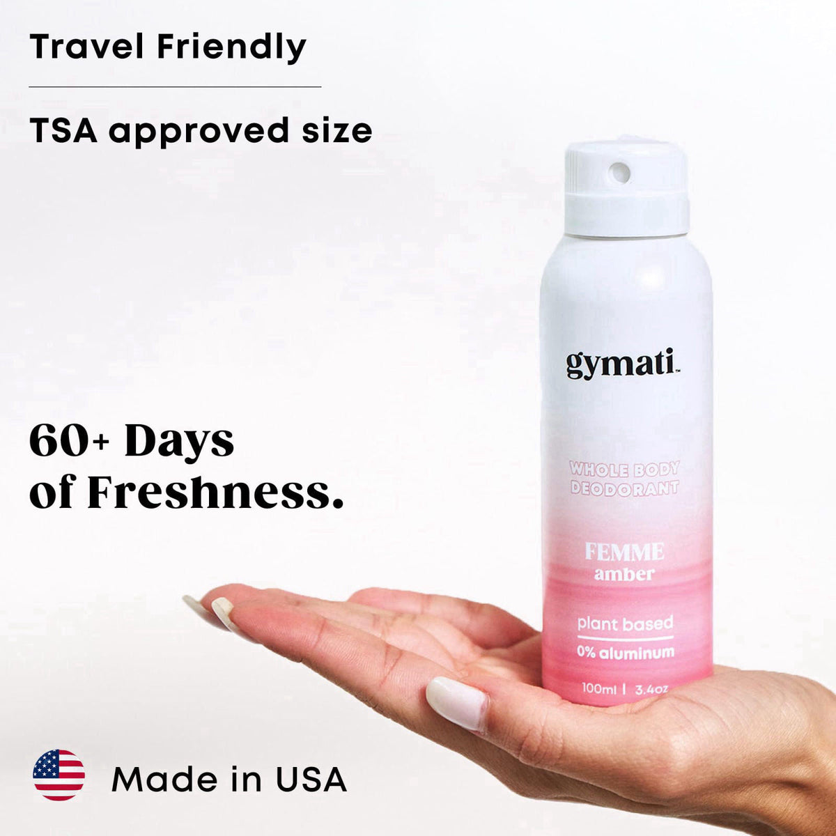Gymati – Deodorant on display