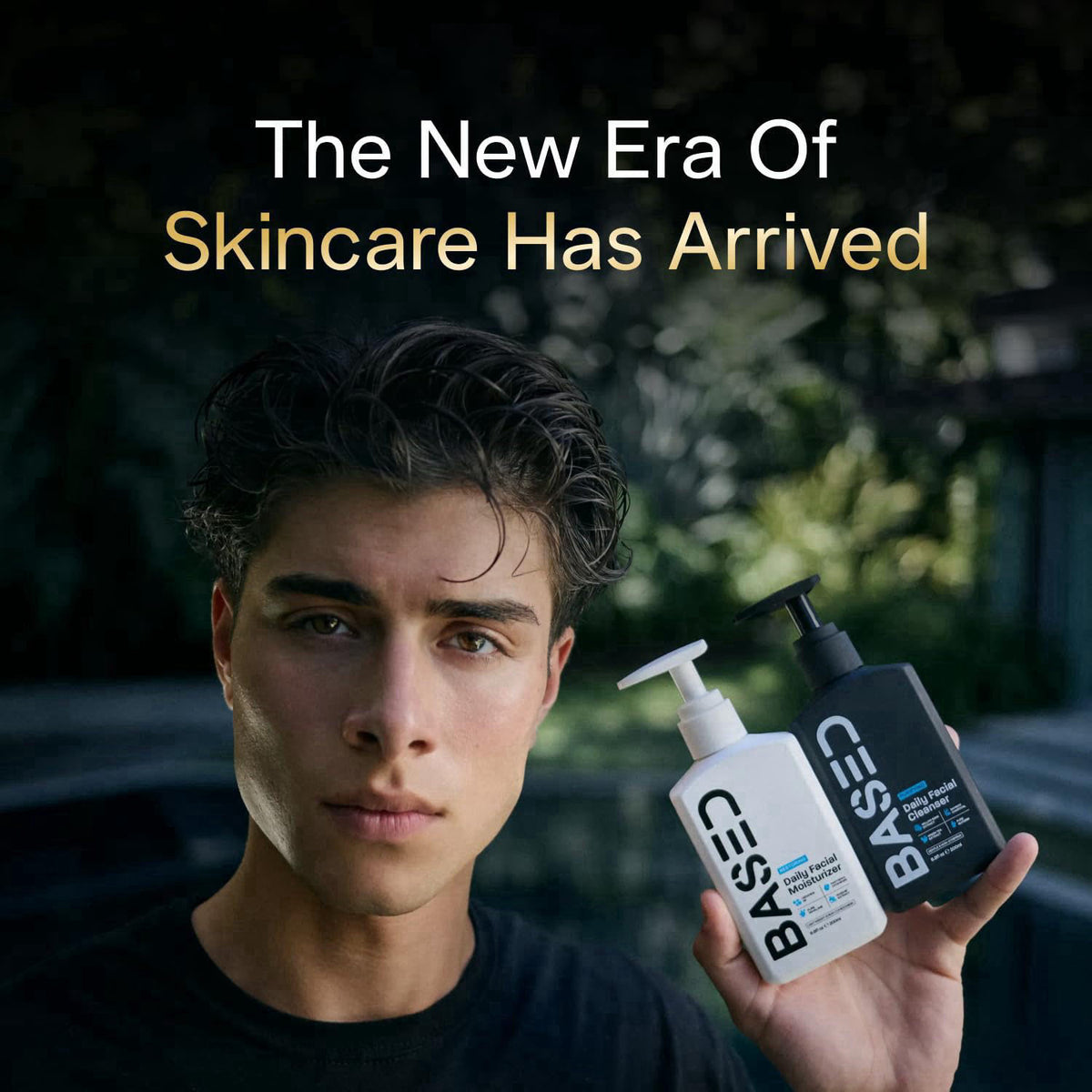 BASED BODYWORKS BASED Daily Skincare Duo | Purifying Face Wash + Restoring Moisturizer | Built For All Skin Types | High